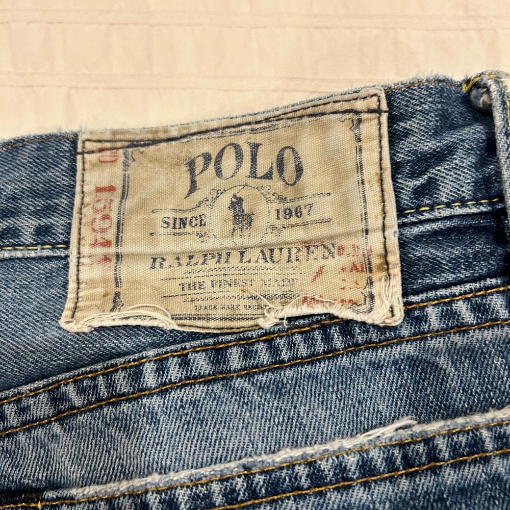 Polo by Ralph Lauren Men's Blue Straight Jeans 36 x 30 - Picture 6 of 6